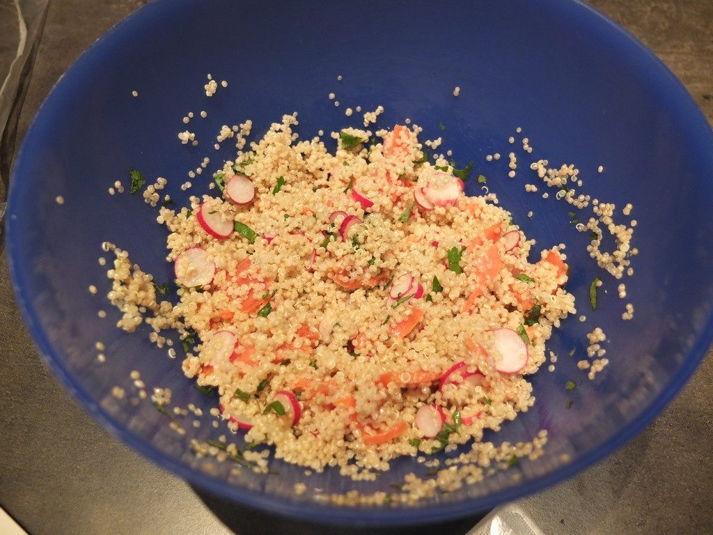 salade quinoa saumon