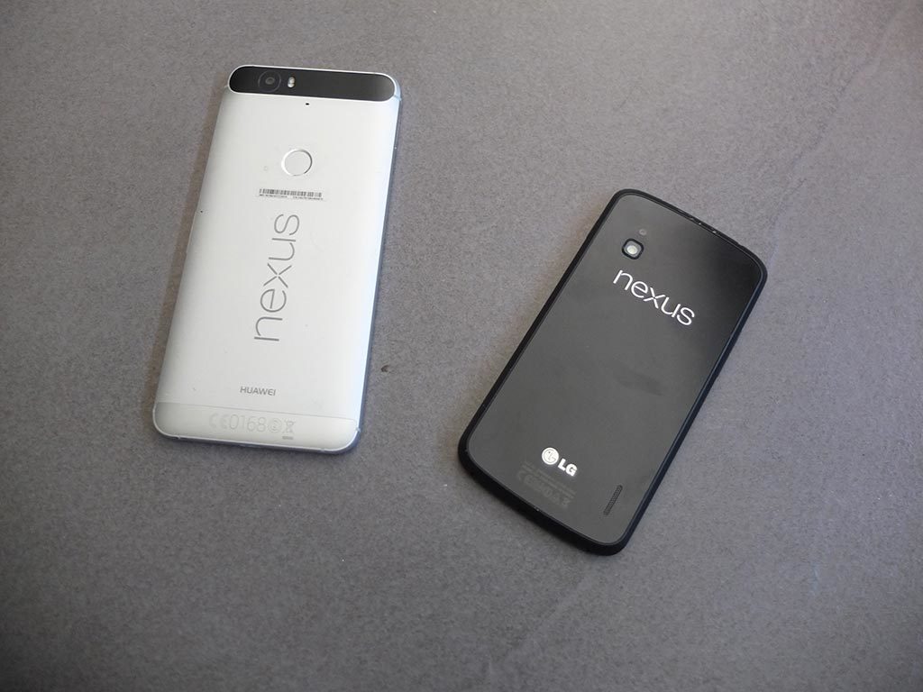 nexus 4 et nexus 6p