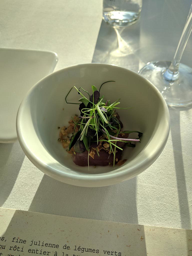 La table Le Môle Passedat à Marseille